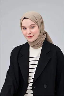 Modakaşmir Mio Cazz Şal Naturel Cazz Şal