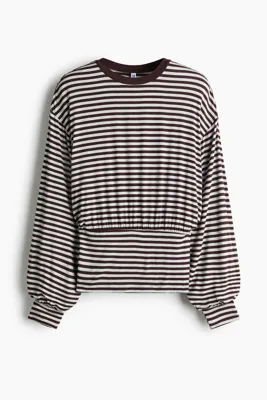 H&M Balon Kollu Jarse Üst