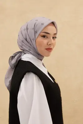 Silk Home OLİNDA EŞARP - 48001 - 35 - Duman, Füme