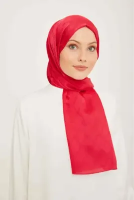 Armine Trend Jan Jan Fuşya Monogram Desenli Jakar Şal IST 6 - 21226