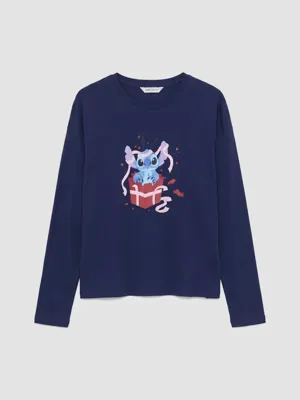 LCW Young Stitch Baskılı Pijama Üstü