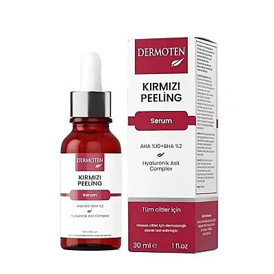 Dermoten Arındırıcı Kırmızı Peeling Serum 30 ml
