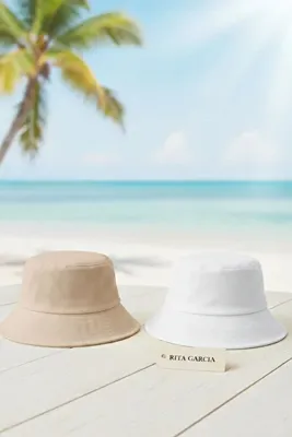 Ritagarcia 2’li Avantaj Paketi Unisex Pamuklu Bucket Balıkçı Şapkası Seti