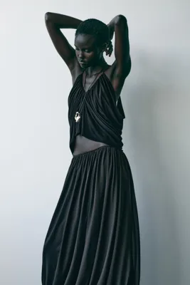 H&M Askılı ve Drapeli Üst