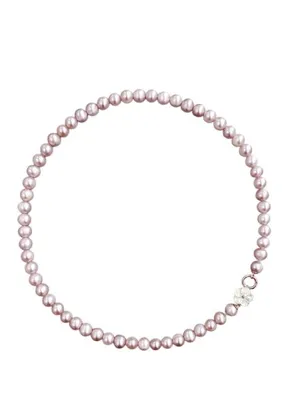 Alegoria Jewellery Cleito Pembe 925 Ayar Gümüş Rose Altın Kaplama Kadın İnci Kolye