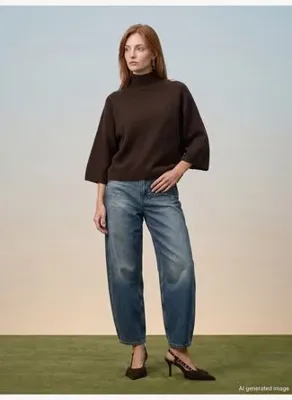 Dilvin 10901 Yün Karışımlı Balıkçı Yaka Kazak