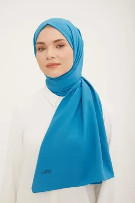 Armine Trend Pamuk Cazz Mavi Şal 1-22019