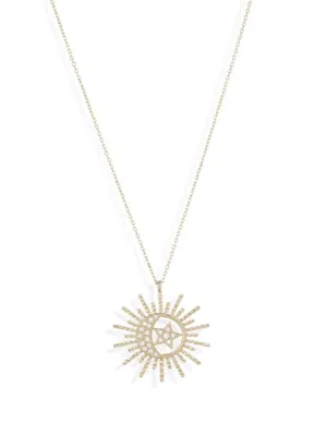 Ginza Design Jewelry U Are Strong Pırlanta Taşlı 14 Ayar Altın Kadın Kolye