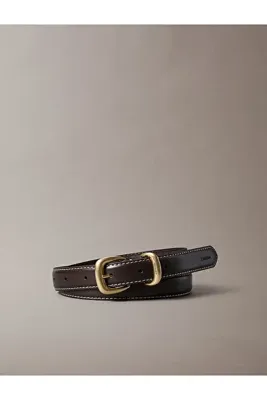 Calvin Klein Kadın 2'li Logo Detaylı 25mm Kontrast Kemer