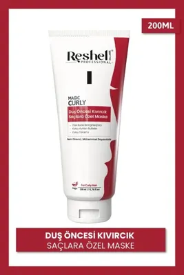 Reshell Kıvırcık Saçlara Özel Duş Öncesi Saç Maskesi 200 ml