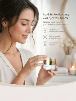 Rovélié Yeni Nesil Altın Otu Bitki Kök Hücresi Göz Çevresi Bakım Kremi 30 ml