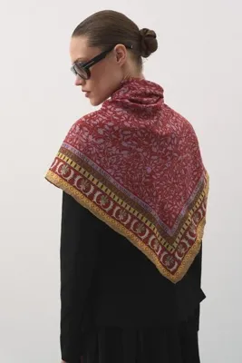 Jolamier Flora Modal Eşarp Camel