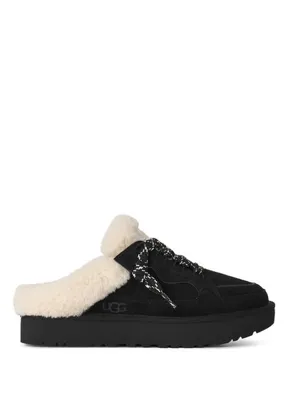 Ugg W Lowmel Mule Siyah Süet Kadın Terlik 1180313