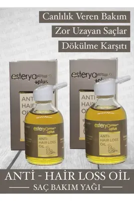 Esterya Plus Yılan Yağı Anti Hair Loss Oil (SAÇ DÖKÜLME KARŞITI YAĞ) 2'li Set ( 50ml X 2)
