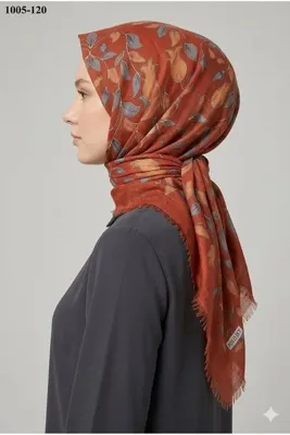Genel Markalar Polo İst Desenli Flamlı Pamuk Eşarp 1005-120