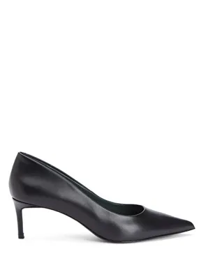 George Hogg Siyah Deri Stiletto