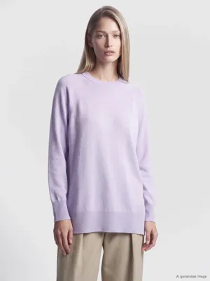 LCW Modest Bisiklet Yaka Kadın Triko Tunik