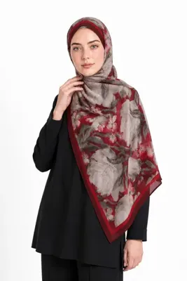 Mooncorn Serelina Desen Hebei İpek Şal