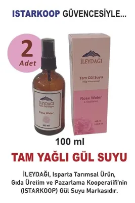 İleydağı Tam Yağlı Gül Suyu 100 ml 2'li