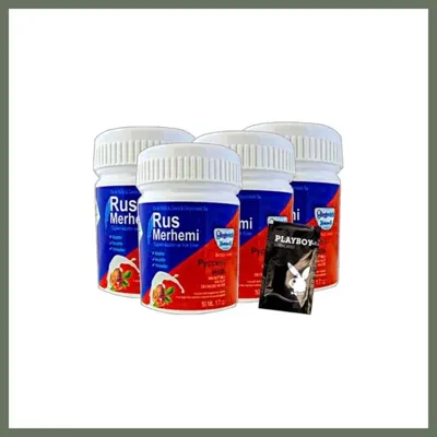 Bezos Süper Rus Merhemi Glegnid Blue Tüy Kremirus Merhemi 4 Tane x 50 ml + Yanında Jel BTKFZ