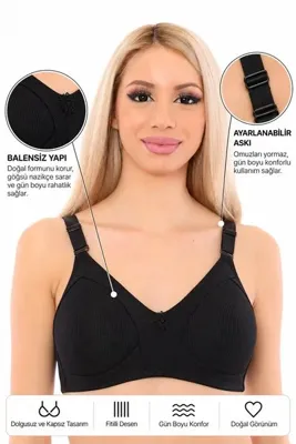 içtemoda Telsiz Balensiz Desteksiz Dolgusuz Pedsiz Kapsız Toparlayıcı Minimizer Sütyen SB1005