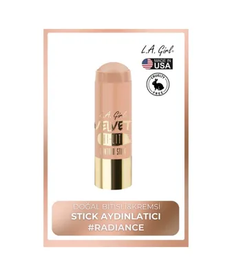 L.A. Girl Velvet Contour Stick Doğal Bitişli Stick Hi-lite Luminous - Gcs581 001 Moon Glow