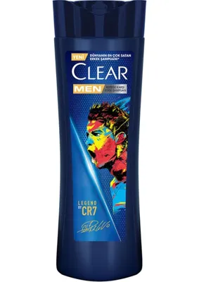 Clear Men Kepeğe Karşı Etkili Şampuan Legend By Cr7 Cristiano Ronaldo 350 ml 4 Adet