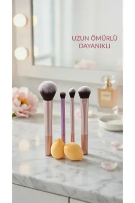 MAKYAJ Dayanıklı Fırça ve Sünger Seti