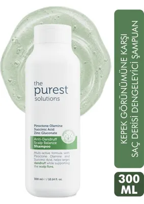 The Purest Solutions Kepek Görünümüne Karşı Saç Derisi Dengeleyici Şampuan 300 ml