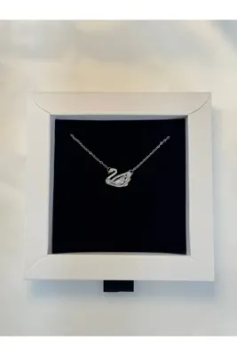 Blok Takı KUĞULU KOLYE