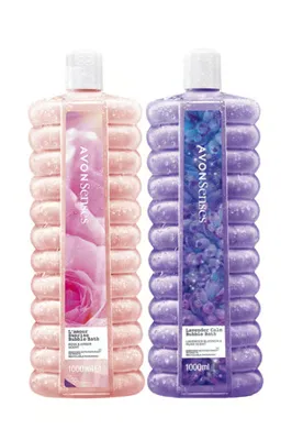 AVON Senses Gül, Kehribar ve Lavanta Kokulu Banyo Köpüğü Paketi
