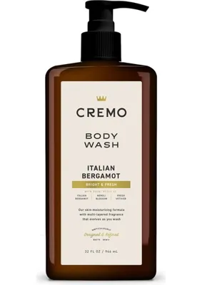 Esplendor Cremo Erkekler Için Zengin Köpüren Italyan Bergamot Vücut Yıkama, Italyan Bergamot Notları, Neroli Çiçeği ve Taze Vetiver, 32 Fl Oz