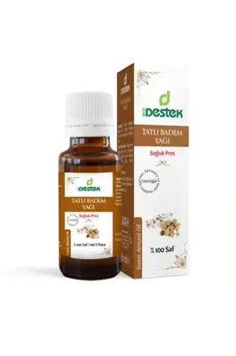 Destek Tatlı Badem Yağı Soğuk Pres 20 ml