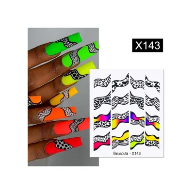 tirnakmania Su Transferli Nail Art Sticker X133 53622-9