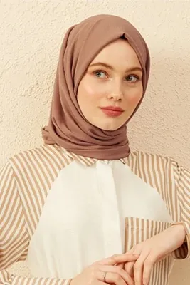 Madame Polo Luxury Pamuk Kraş Şal-sütlü Kahve