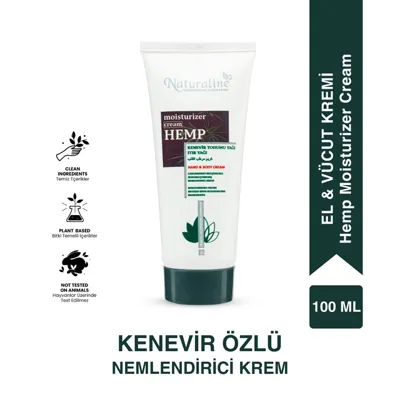Naturaline Kenevir Tohumu Yağı Nemlendirici Krem 100ml