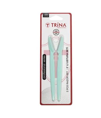 trina Razor Profesyonel Kaş Usturası Mavi Trnrazor0003 Çok Renkli