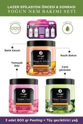 Smoothly Tırnak el ayak bakım peeling 800 g x 3 adet toplam 2.400 g.