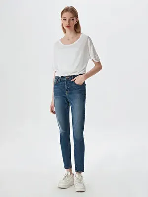 Ltb Tanya X Normal Bel Dar Paça Skınny Jean Pantolon