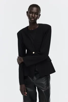 H&M Yakasız Blazer