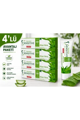 Epinafol sensitive 4 lü aloevera florürsüz