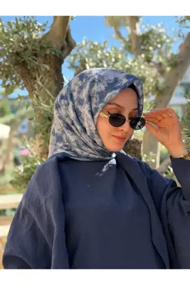 moiré Soft Eşarp Pamuklu Kumaş Kaymayan Yapısıyla Rahat Kullanım