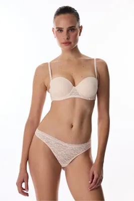 Penti Bej Pop Dantelli Pedli Push Up Sütyen