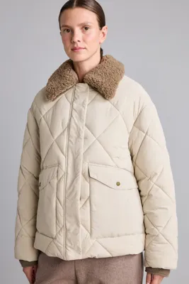 DeFacto Peluş Yaka Kapitone Parka