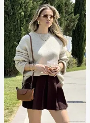 Lela Regular Fit Bisiklet Yaka Basic Triko Kazak Kadın KAZAK 4616213