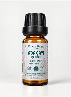 Minia Bahçe Ada Çayı Uçucu Yağı – 10 ml | Saf ve Katkısız Bitkisel Uçucu Yağ