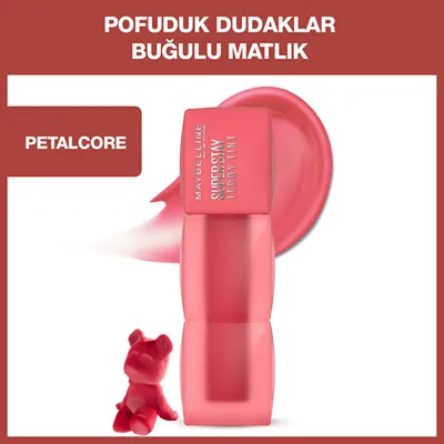 Maybelline New York Maybelline Super Stay Teddy Tint Uzun Süre Kalkıcı Likit Mat Tint 40 Petalcore