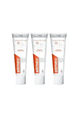 Elmex Çürük Tedavisi (Tam Bakım) Diş Macunu 75ml (3 Adet)