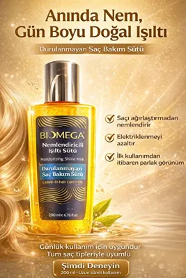 Biomega DURULANMAZ NEMLENDİRİCİ IŞILTI SÜTÜ