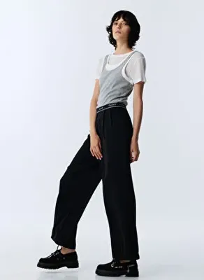 Twist Siyah Kadın Straight Pantolon TW6260003212001
